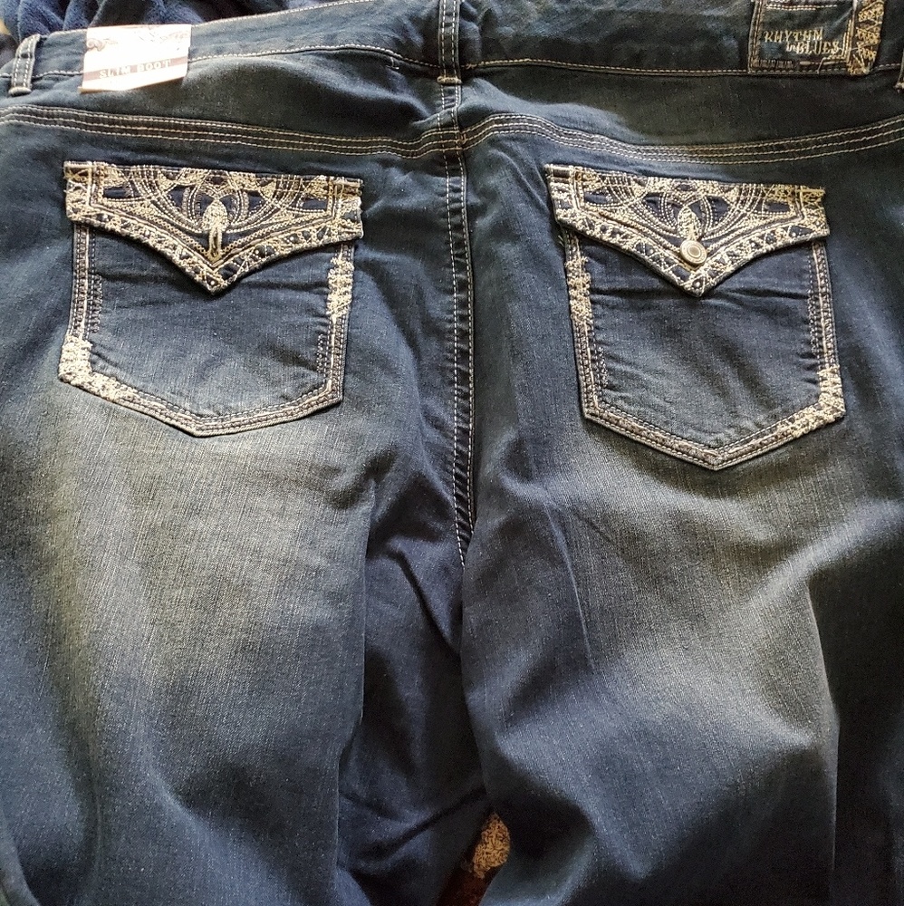 Plus Size 22 Rhythm And blues fashion jeans
